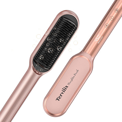 Terviiix Glättbürste, Haarglättungsbürste mit MCH-Heizung, 14 Heizstufen