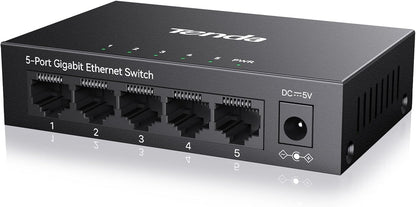 Tenda TEG1005D LAN Switch, 5 Port Gigabit Netzwerk Switch