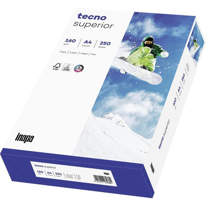2500 X Inapa Tecno Kopierpapier superior DIN A4 80 g/qm 2.500 Blatt Maxi-Box