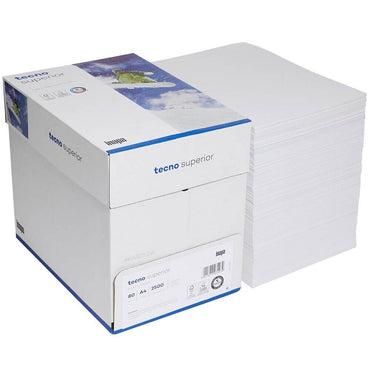 2500 X Inapa Tecno Kopierpapier superior DIN A4 80 g/qm 2.500 Blatt Maxi-Box
