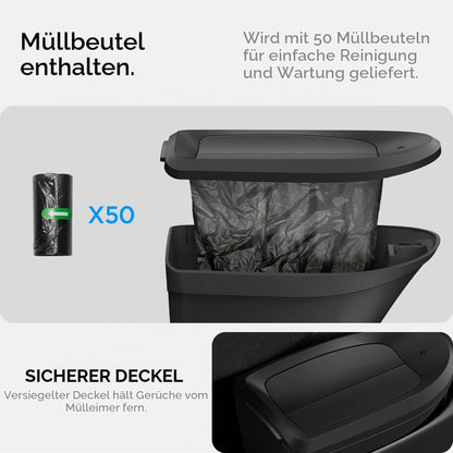 Spigen Tesla Model Y (2020-2025) Innenraum Mülleimer für Autotür【inkl. 50 Müllbeutel】