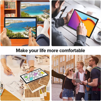 Tablette TECLAST P20HD 10,1 pouces Argent Android 10 4 Go + 64 Go Processeur A55 8 cœurs