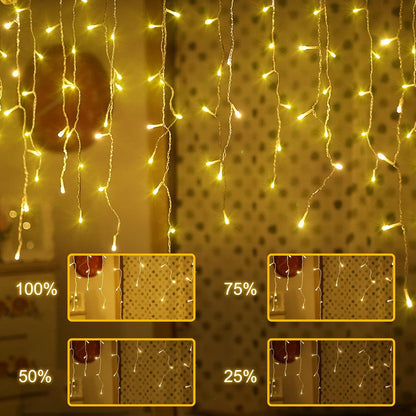 Targetone LED Fairy Lights 528 LEDs 15 m 11 Modes,IP44 Copper Wire Lights