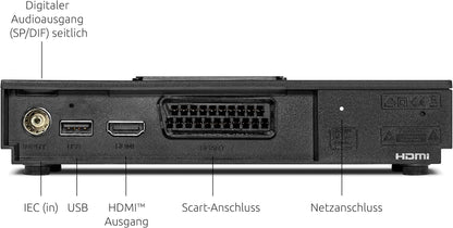 TechniSat HD-C 233 - HD-Receiver für digitales Kabelfernsehen ,Fernbedienung schwarz