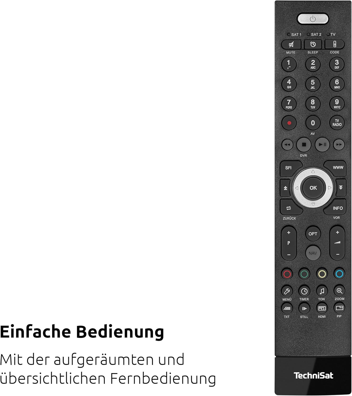 TechniSat HD-C 233 - HD-Receiver für digitales Kabelfernsehen ,Fernbedienung schwarz