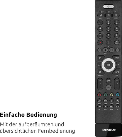 TechniSat HD-C 233 - HD-Receiver für digitales Kabelfernsehen ,Fernbedienung schwarz