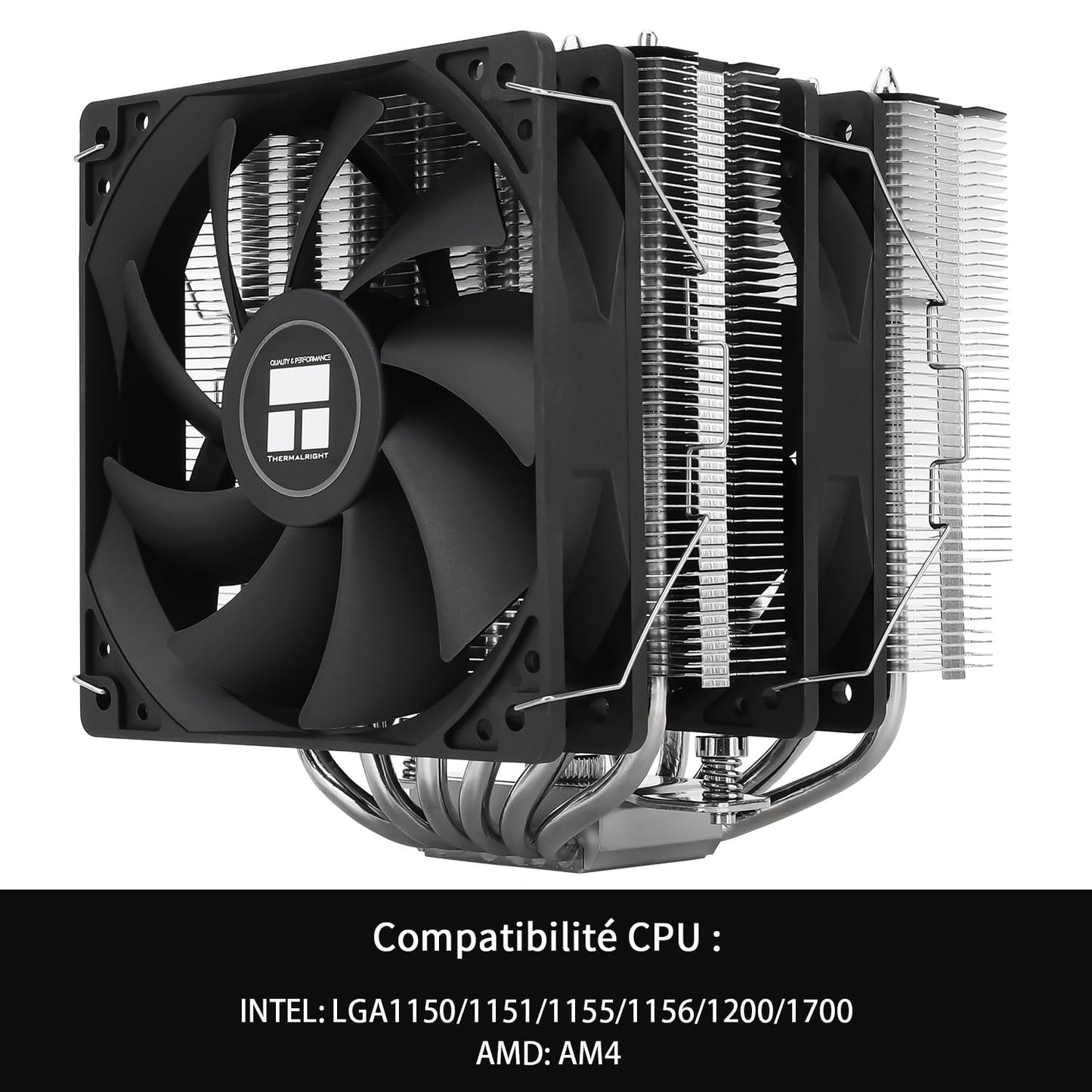 Thermalright Peerless Assassin 120 SE CPU Luftkühler, 6 Heat Pipes CPU Kühler, Dual 120mm