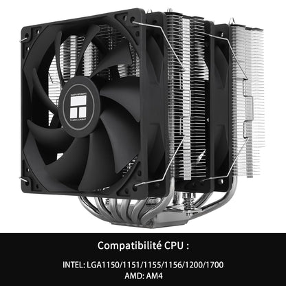 Thermalright Peerless Assassin 120 SE CPU Luftkühler, 6 Heat Pipes CPU Kühler, Dual 120mm