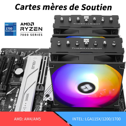 Thermalright Phantom Spirit 120SE ARGB CPU-Luftkühler,7 Heatpipes CPU-Kühler, Dual 120mm