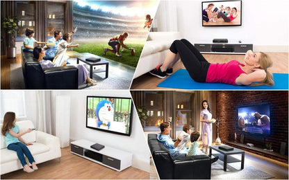 Tojock DVD-Player mit HDMI-AV-Ausgang,Fernbedienung,HDMI-AV-Kabel