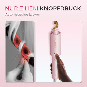 TYMO CURLPRO Lockenstab Automatisch  32mm mit 3 Temp Hitzeschutz Beach Waves
