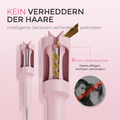 TYMO CURLPRO Lockenstab Automatisch  25mm mit 3 Temp Hitzeschutz Beach Waves
