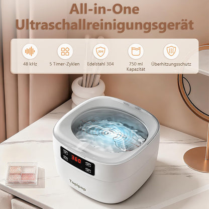 Topipop Ultraschallreiniger,  48000Hz 750 ml Ultrasonic Cleaner