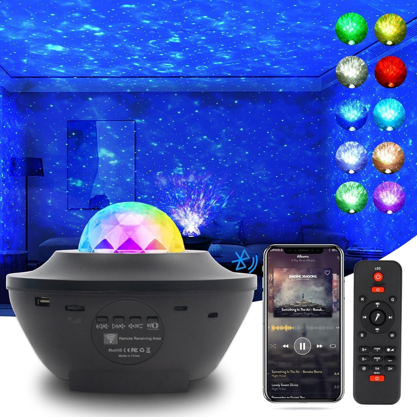 Targetone  LED Sternenhimmel Projektor Sternenlicht Galaxy  mit Fernbedienung