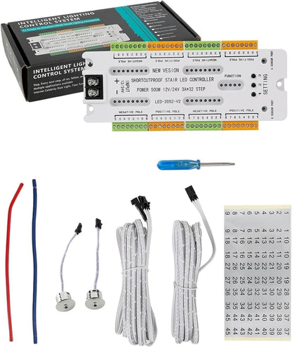 32-Kanal-Bewegungssensor-LED-Treppenlicht-Controller,Intelligenter