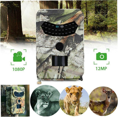 Jagd-Hinterkamera, 1080p, Hirsch-Feeder, Infrarot-LEDs, Jagd-Fotofallen, Wildtier-Hinterkamera, Nachtsicht