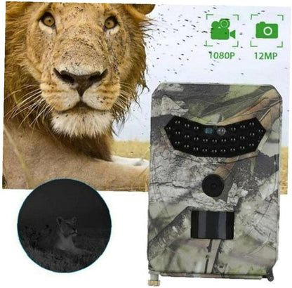 Jagd-Hinterkamera, 1080p, Hirsch-Feeder, Infrarot-LEDs, Jagd-Fotofallen, Wildtier-Hinterkamera, Nachtsicht