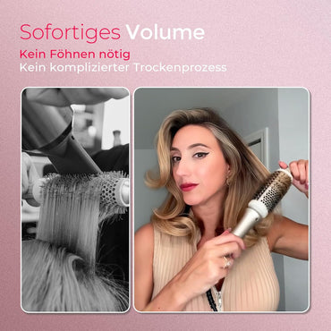 TYMO STYLUX Thermobürste 43mm - Thermal Brush Lockenbürste Gold