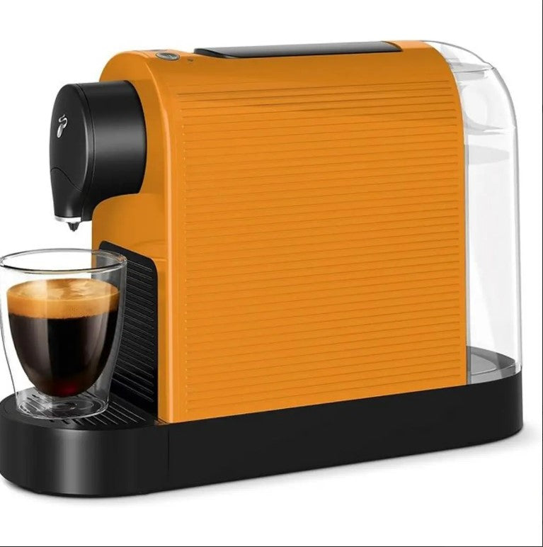 Tchibo Cafissimo Pure plus Kaffeemaschine Kapselmaschine für Caffè Crema, Espresso und Kaffee 0,8l, 1250 Watt, 11,9 x 33,7 x 24 cm, Gelb