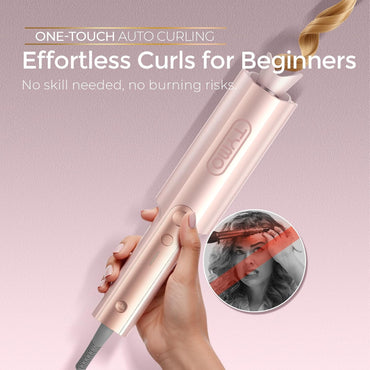 TYMO Curlpro Plus Lockenstab Automatisch 25mm Beach Waves Goldrosa