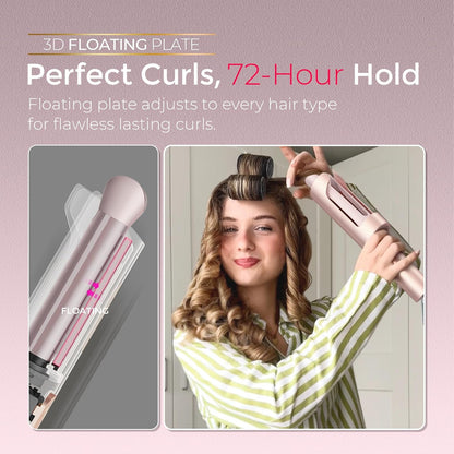 TYMO Curlpro Plus Lockenstab Automatisch 25mm Beach Waves Goldrosa