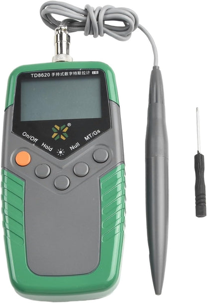 Tunkia Digitales Gauss-Messgerät, Magnetometer, Handgerät, für TeslaMeter 5%/2%/1% TD8620 (2%),