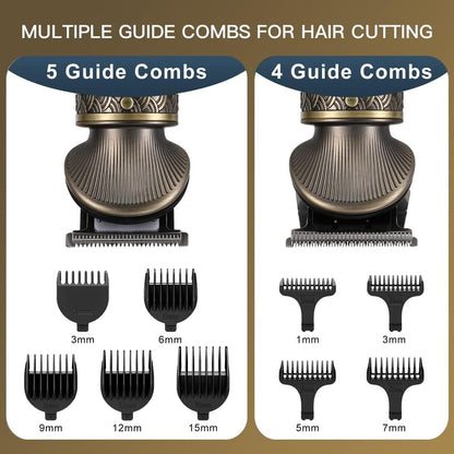 Surker Haarschneidemaschine Set Profi Haarschneider Herren Barttrimmer 7 in 1