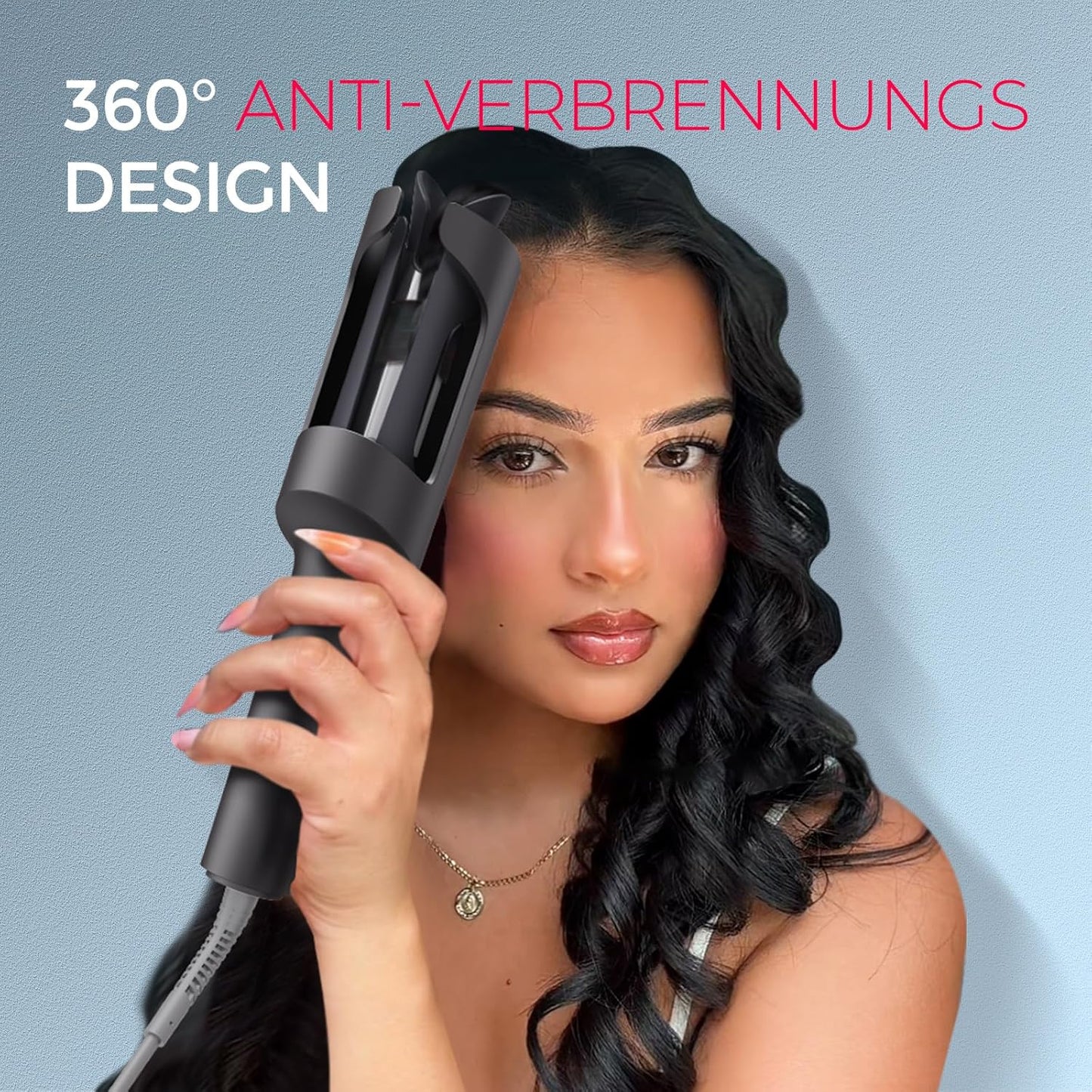 TYMO CURLPRO Lockenstab Automatisch 32mm mit 3 Temperaturstufen, 160-210℃