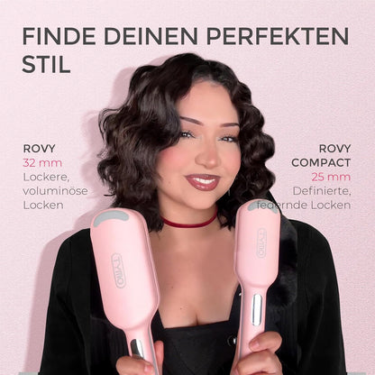 TYMO ROVY Welleneisen für haare, Lockenstab 25mm Ionen Keramik Hair Curler