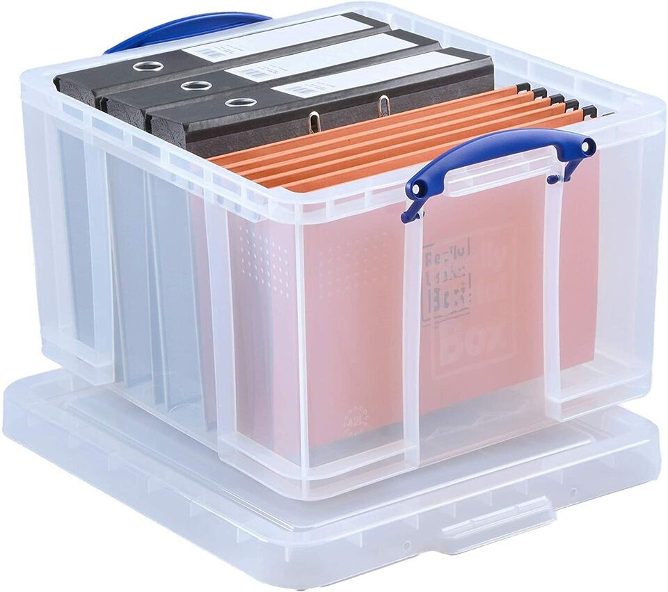 Really Useful Box Aufbewahrungsbox 42 litres transparent 