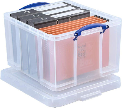 Really Useful Box Aufbewahrungsbox 42 litres transparent 
