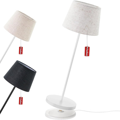 uuffoo Tischlampe Outdoor Für Wasserdichte IP44, Kabellos,USb,Mit 3 Stufen Warmweiß