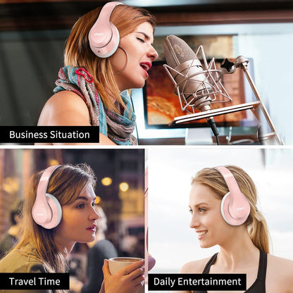 Uliptz Bluetooth Kopfhörer Over Ear, Bluetooth 6.0,mit HiFi-Stereo, 6 EQ-Modi