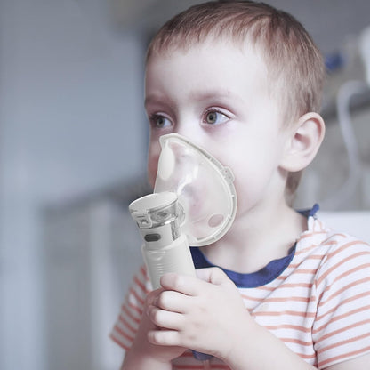 URYOUTH Inhalator Vernebler Inhalationsgerät  mit zwei Tasten für Kinder und Erwachsene