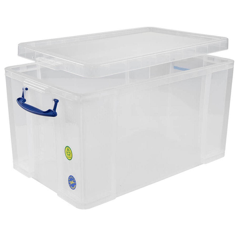 Really Useful Box Aufbewahrungsbox 84,0 l transparent 71,0 x 44,0 x 38,0 cm