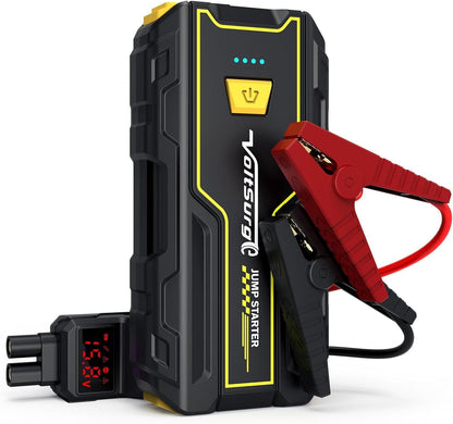 VoltSurge Starthilfe Powerbank, 4000A Spitzstrom Powerbank für 12V Jump Starter