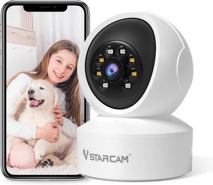 VSTARCAM kamera mit APP Farb-Nachtsicht WLAN Kamera 2K  Zwei-Wege Tracking Bewegungserkennung