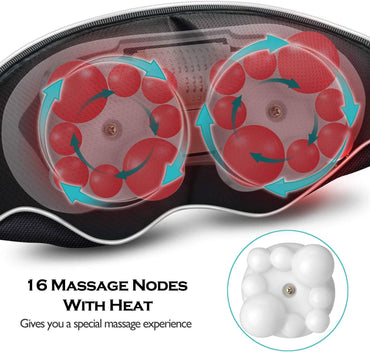 VIKTOR JURGEN  Shiatsu Nacken- und Rückenmassagegerät mit Wärmefunktion für Nacken, Rücken, Schulter