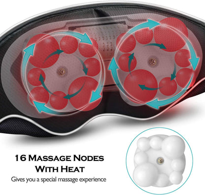 VIKTOR JURGEN  Shiatsu Nacken- und Rückenmassagegerät mit Wärmefunktion für Nacken, Rücken, Schulter