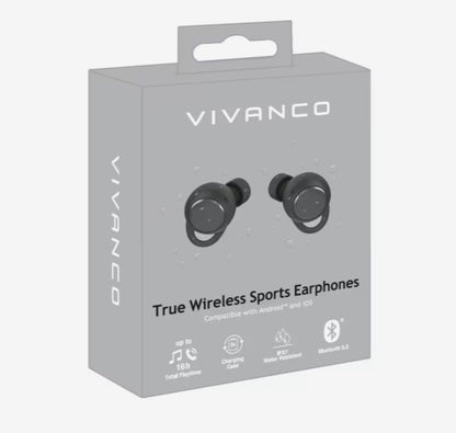 Vivanco Sport Air True Wireless Stereo-Sportkopfhörer In-Ear Kopfhörer