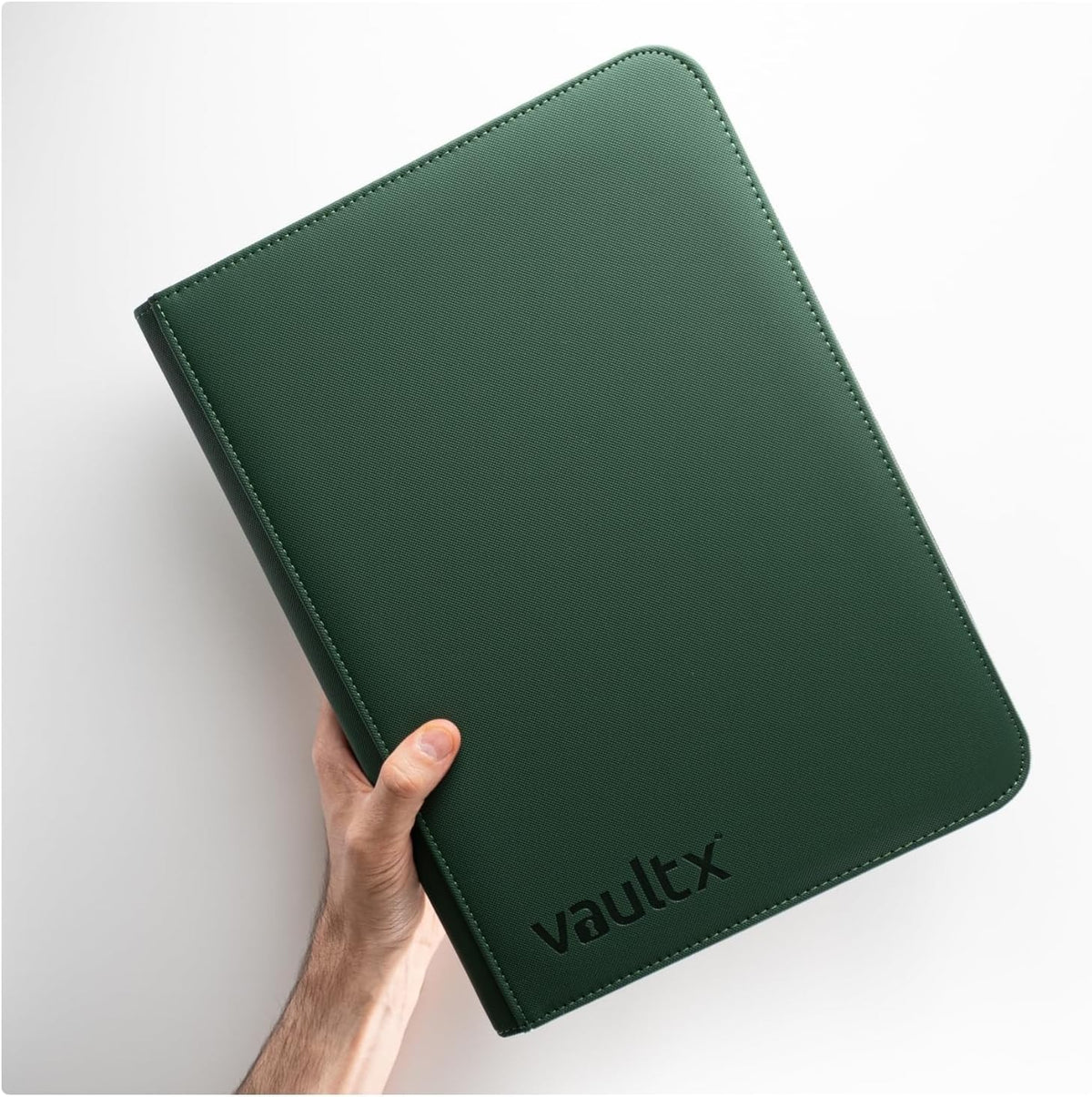 Vault X 9-Taschen-Trading-Kartenordner mit Reißverschluss, 360 Karten (Grün)