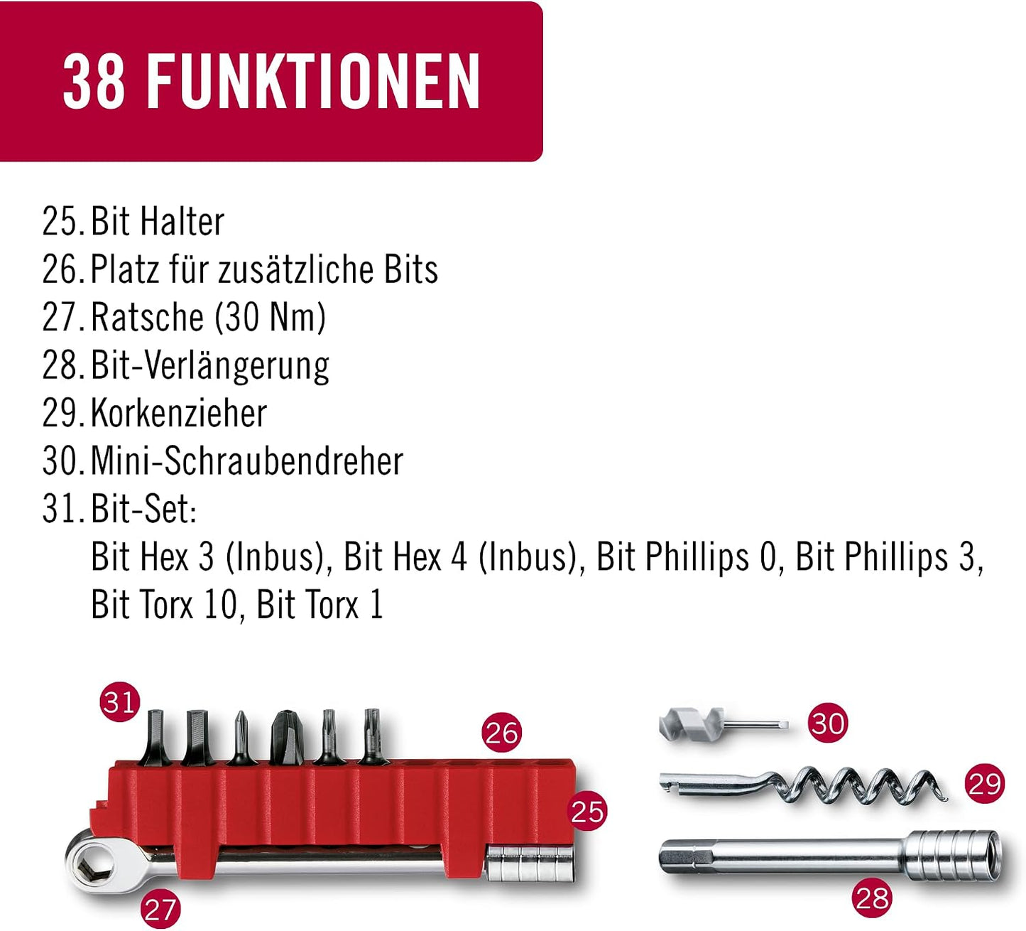 Victorinox, Schweizer Taschenmesser Swiss Tool X Plus Ratchet, 40 Funktionen,Silber