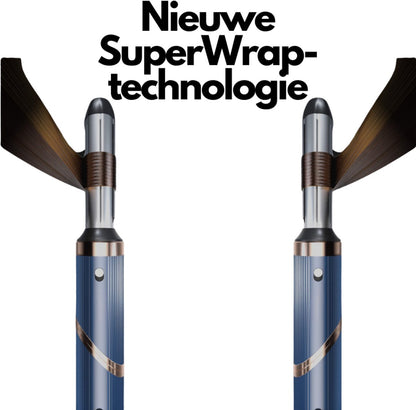 VistaSonic SuperWrap Haarstyler, 5-in-1,  Airstyler, Lockenstab, Haartrocknerbürste, Tiefblau