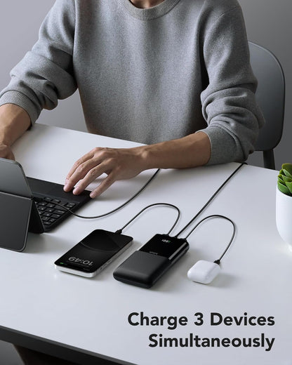VRURC Powerbank 20000mAh, tragbares Ladegerät mit USB-C 20W Schnellladefunktion,