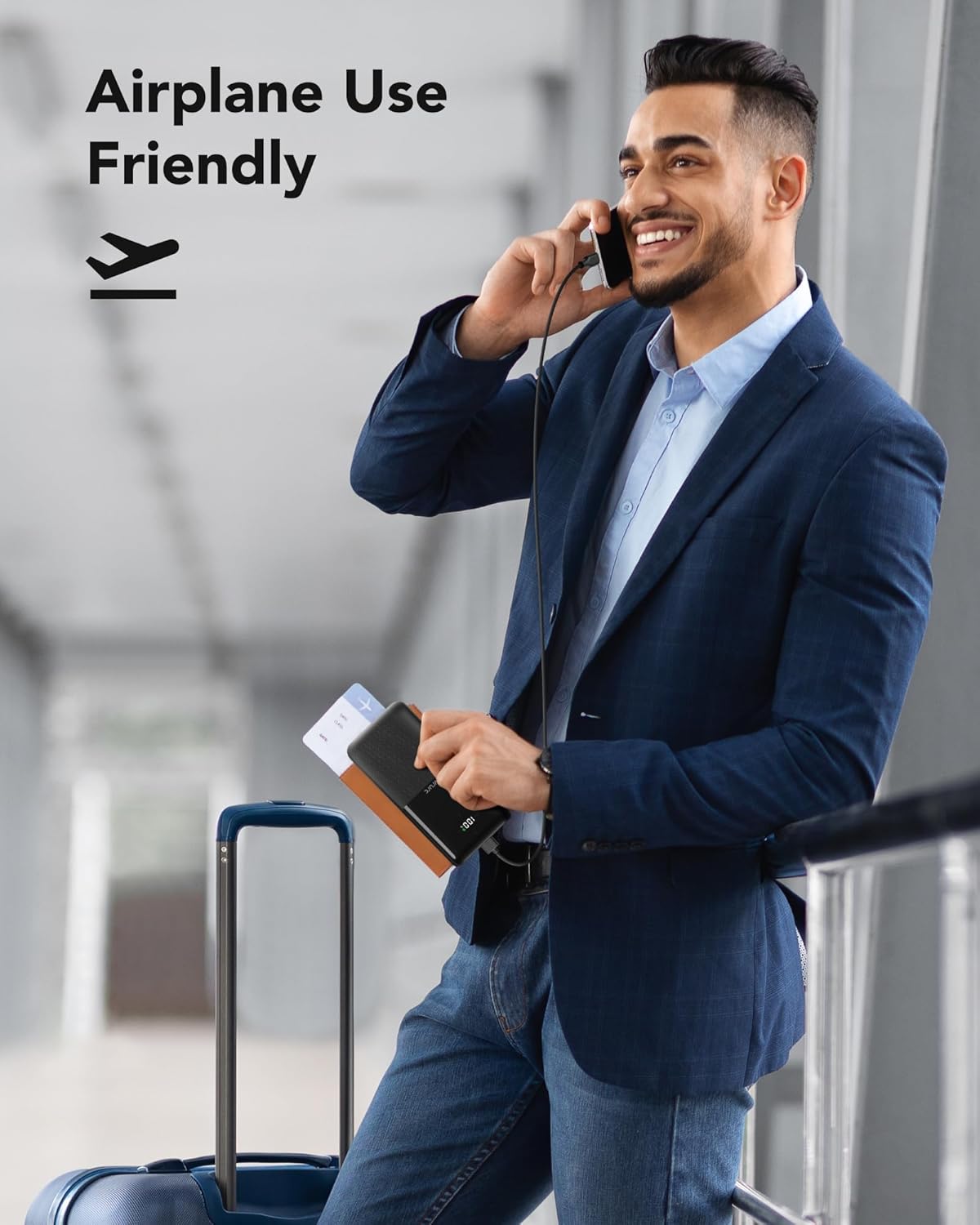 VRURC Powerbank 20000mAh, tragbares Ladegerät mit USB-C 20W Schnellladefunktion,