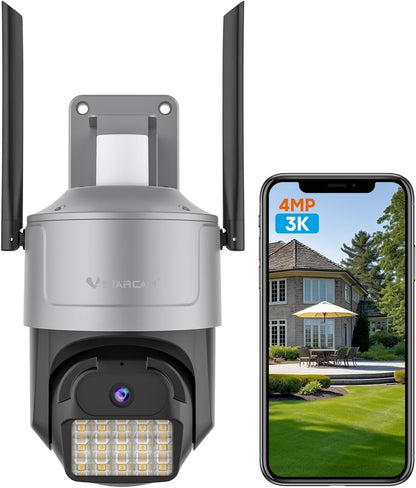 VSTARCAM 3K 5G Überwachungskamera Aussen, 100ft Nachtsicht WLAN