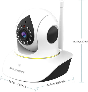 VSTARCAM Überwachungskamera Innen 3MP Haustier Kamera WLAN Nachtsicht, Sound Motion,Baby Überwachungs