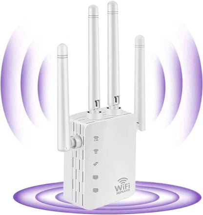 WLAN Repeater WLAN Verstärker AC1200 Dualband (300Mbit/s 2,4GHz+5GHz 867Mbit/s) WiFi Repeater
