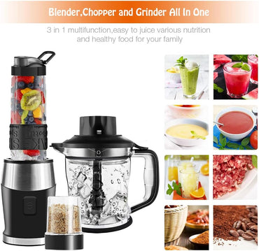 WAWORIO Mixer Smoothie Maker, 700 Watt Standmixer Multifunktion BPA frei