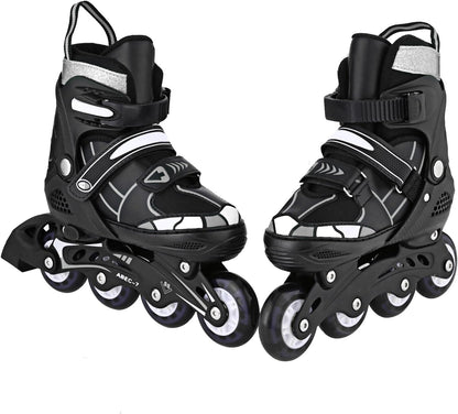 Weskate Xmbt-1003 Kinder Rollschuhe Inline-Skates für Herren M(35-38) schwarz